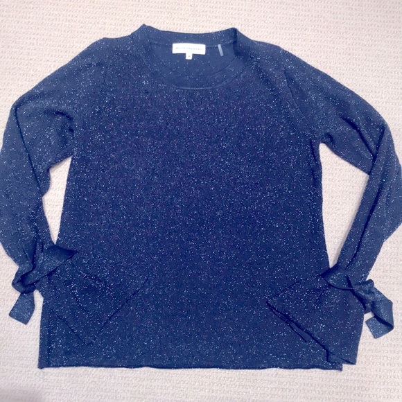 NEW White + Warren metallic sweater size medium - Picture 1 of 7